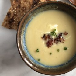 InstantPot Potato Leek Soup